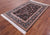 Black Persian Isfahan Tree of Life Hand Knotted Wool & Silk Rug - Manhattan Rugs