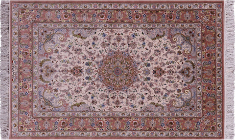 Signed Persian Isfahan Wool & Silk Area Rug - Manhattan Rugs