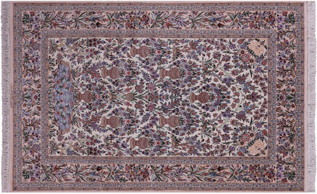 Persian Isfahan Wool & Silk Hand Knotted Area Rug - Manhattan Rugs
