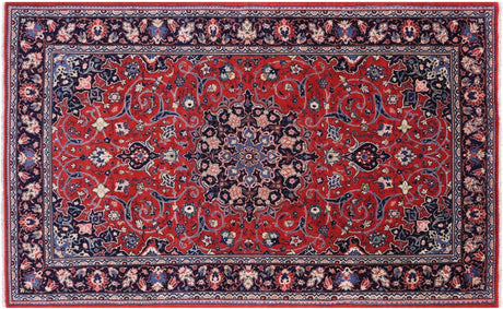 New Fine Persian Sarouk Hand Knotted Wool Rug - Manhattan Rugs