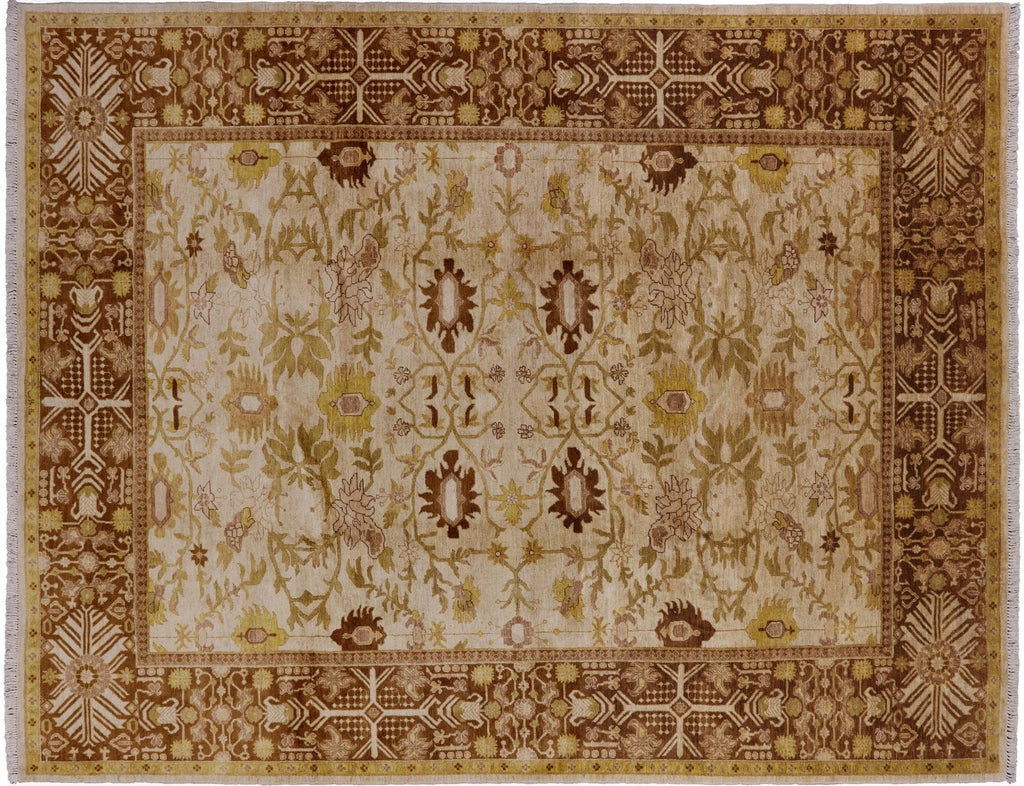 Signed Peshawar Hand Knotted Rug - Manhattan Rugs