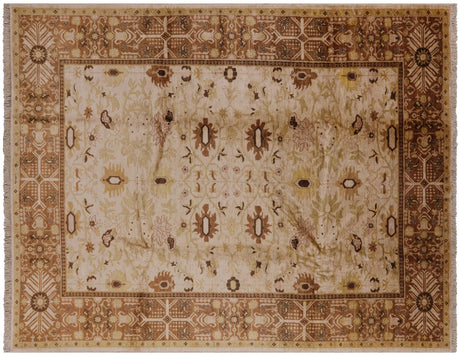 Signed Peshawar Hand Knotted Rug - Manhattan Rugs
