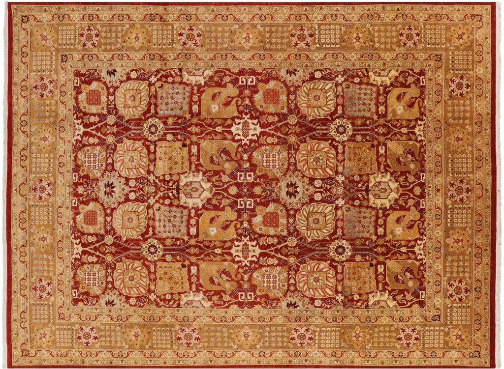 Red Persian Tabriz Handmade Rug - Manhattan Rugs