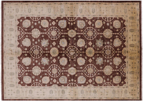 Hand Knotted Chobi Peshawar Wool Rug - Manhattan Rugs