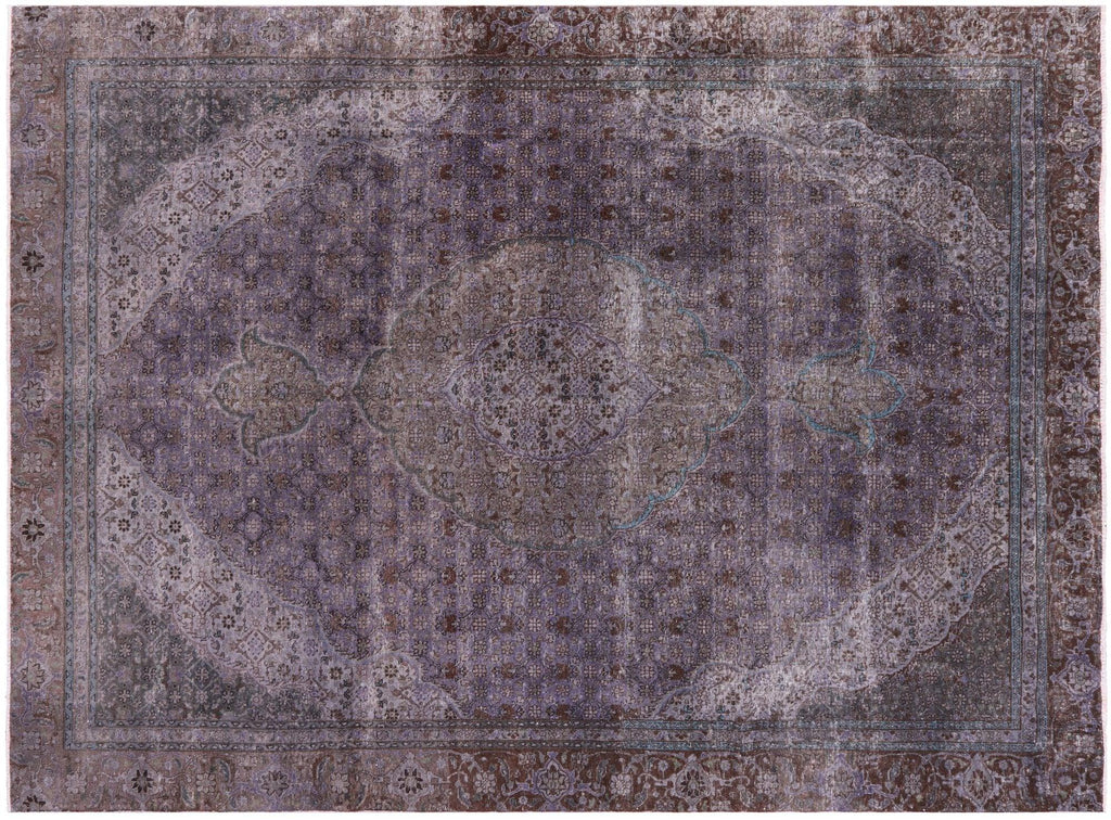 Tabriz Design Overdyed Area Rug - Manhattan Rugs