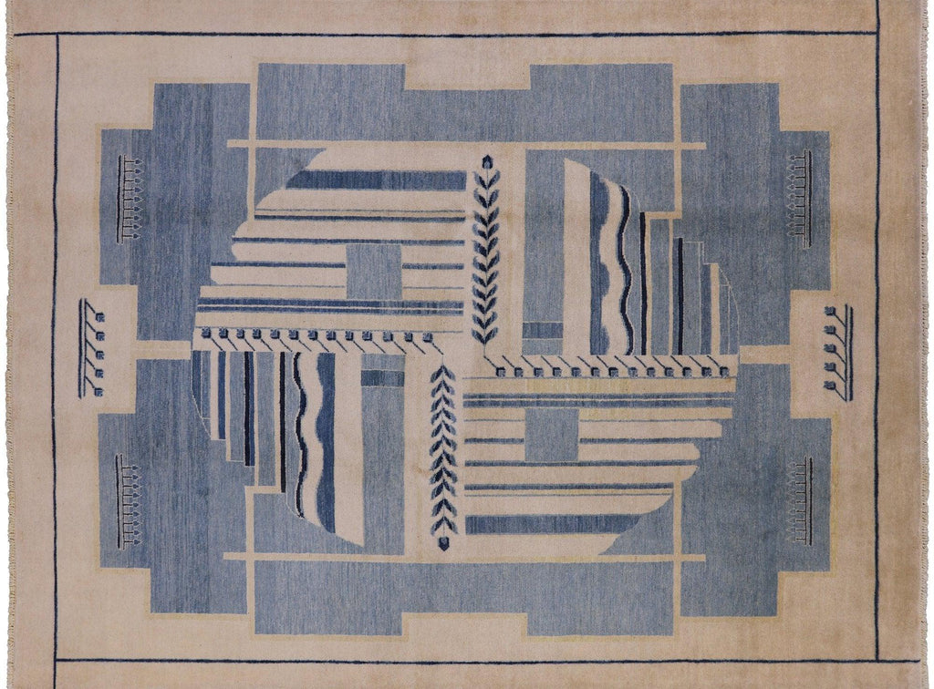 Gabbeh Hand Knotted Wool Rug - Manhattan Rugs