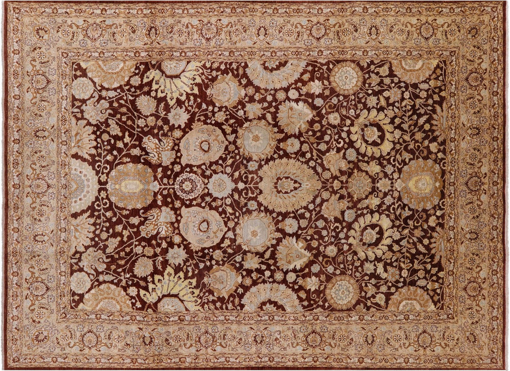 Hand Knotted Oushak Style Peshawar Rug - Manhattan Rugs