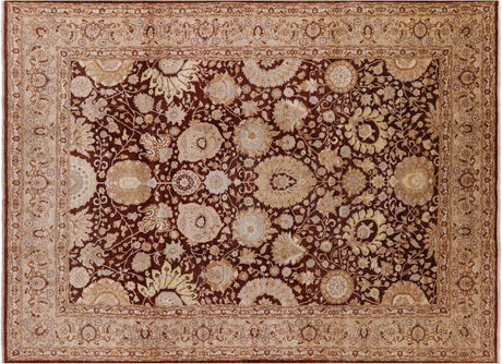 Hand Knotted Oushak Style Peshawar Rug - Manhattan Rugs