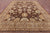 Brown Hand Knotted Peshawar Rug 9' 2" X 12' 7" - W2497