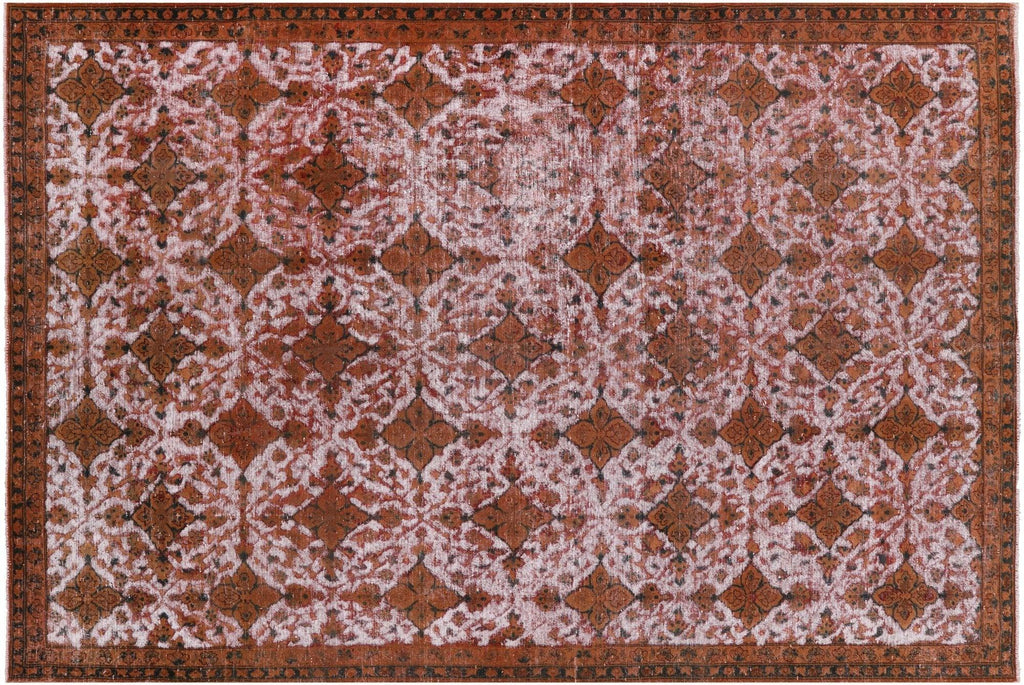 All Over Design Overdyed Hand Knotted Rug - Manhattan Rugs