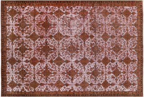 All Over Design Overdyed Hand Knotted Rug - Manhattan Rugs
