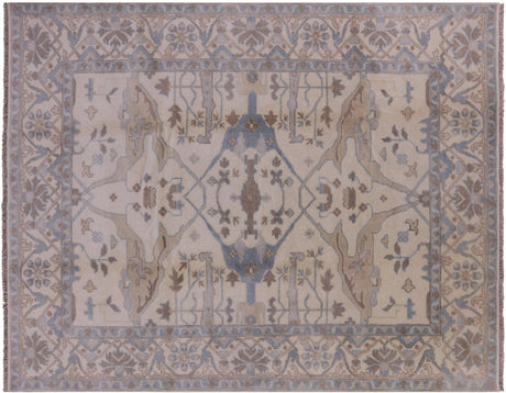 Turkish Oushak Hand Knotted Wool Rug - Manhattan Rugs
