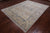 Ivory 8' 0" X 10' 0" Turkish Oushak Hand Knotted Wool Rug - W416
