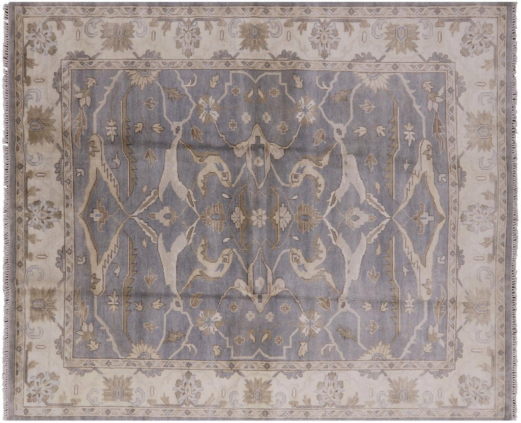 Turkish Oushak Hand Knotted Wool Area Rug - Manhattan Rugs