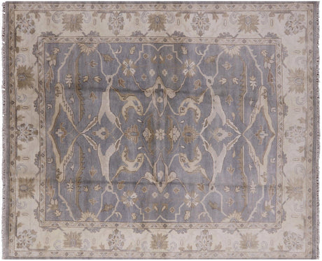Turkish Oushak Hand Knotted Wool Area Rug - Manhattan Rugs
