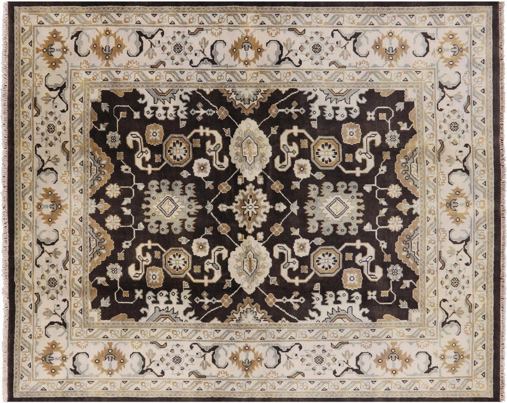 Oushak Hand Knotted Wool Area Rug - Manhattan Rugs