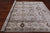 Ivory Tone on Tone Ivory Turkish Oushak Handmade Wool Rug 8' 2" X 9' 10" - W825