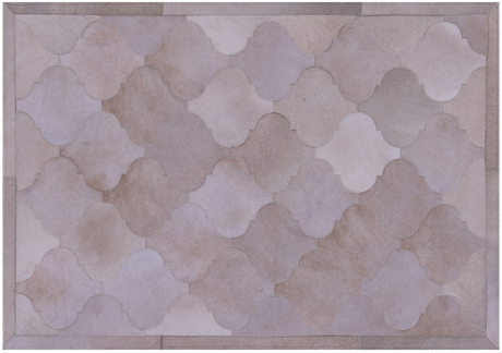 Champagne Natural Cowhide Hand Stitched Rug - Manhattan Rugs