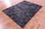Black Natural Cowhide Hand Stitched Rug - Manhattan Rugs