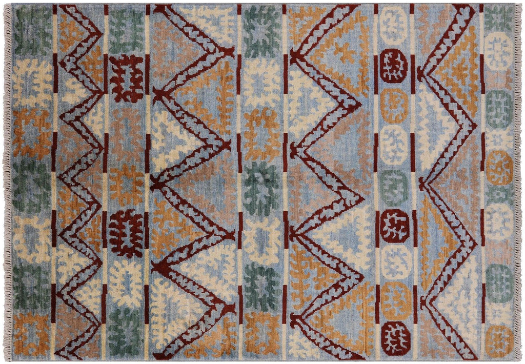 Moroccan Hand-Knotted Wool Rug - Manhattan Rugs
