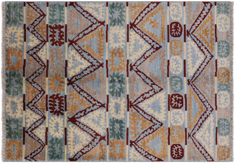 Moroccan Hand-Knotted Wool Rug - Manhattan Rugs