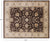 Brown 8' 1" X 10' 1" Turkish Oushak Hand Knotted Wool Rug - P6604