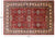 Red Super Kazak Handmade Wool Area Rug 5' 8" X 8' 2" - P8914