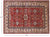 Red 5' 7" X 7' 8" Hand Knotted Super Kazak Rug - P8954