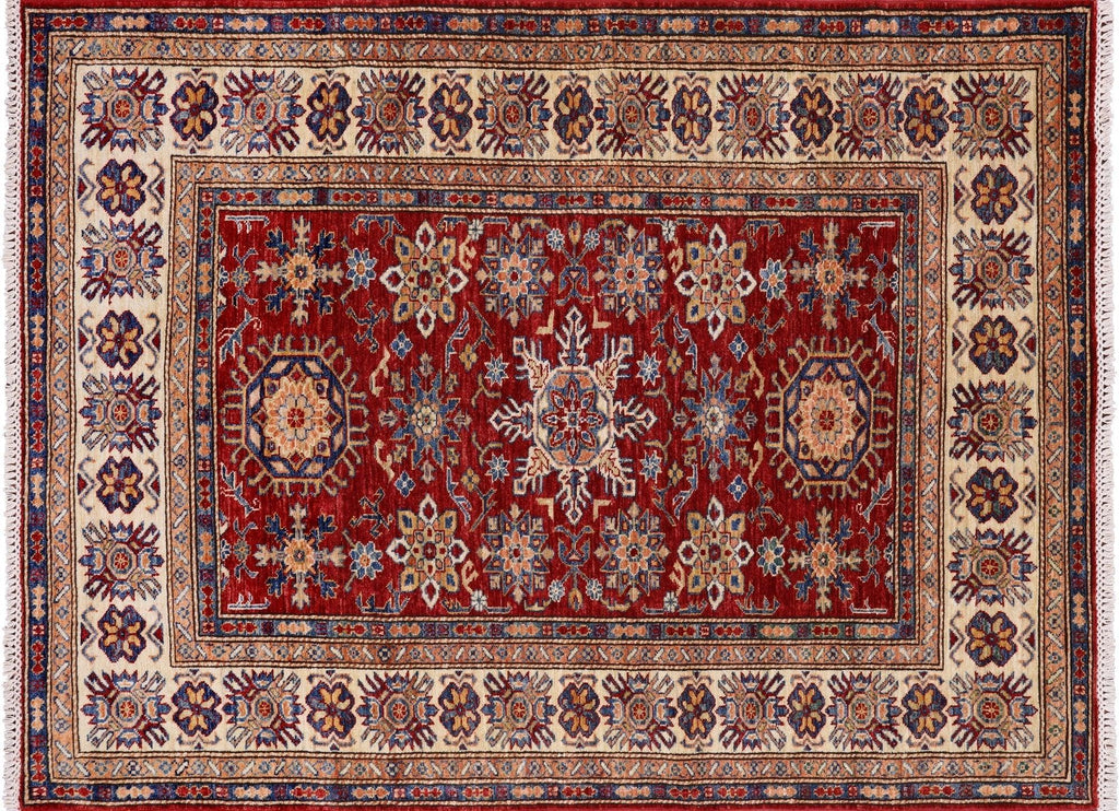 Super Kazak Hand Knotted Rug - Manhattan Rugs