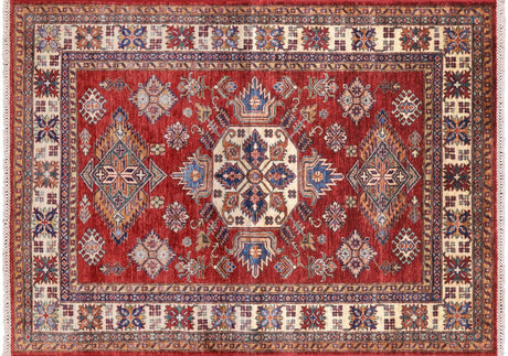 Super Kazak Handmade Wool Area Rug - Manhattan Rugs