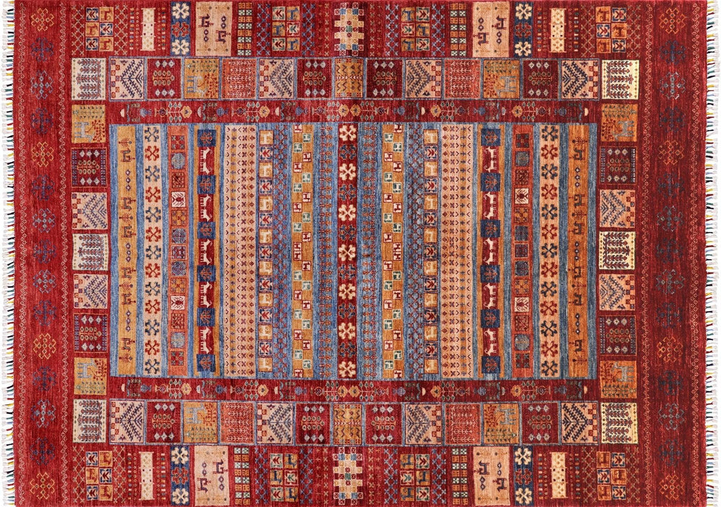 Persian Gabbeh Tribal Hand Knotted Rug - Manhattan Rugs