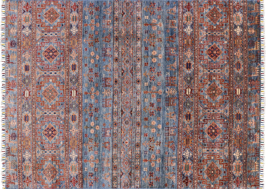 Persian Tribal Gabbeh Hand Knotted Wool Rug - Manhattan Rugs