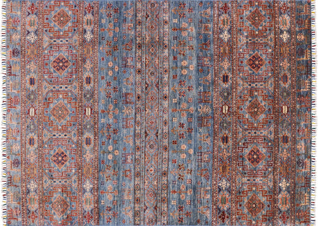 Persian Tribal Gabbeh Hand Knotted Wool Rug - Manhattan Rugs