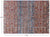 Blue Persian Tribal Gabbeh Hand Knotted Wool Rug 5' 9" X 7' 10" - P9240
