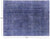 Blue Persian Overdyed Handmade Wool Area Rug 9' 8" X 12' 5" - P9404