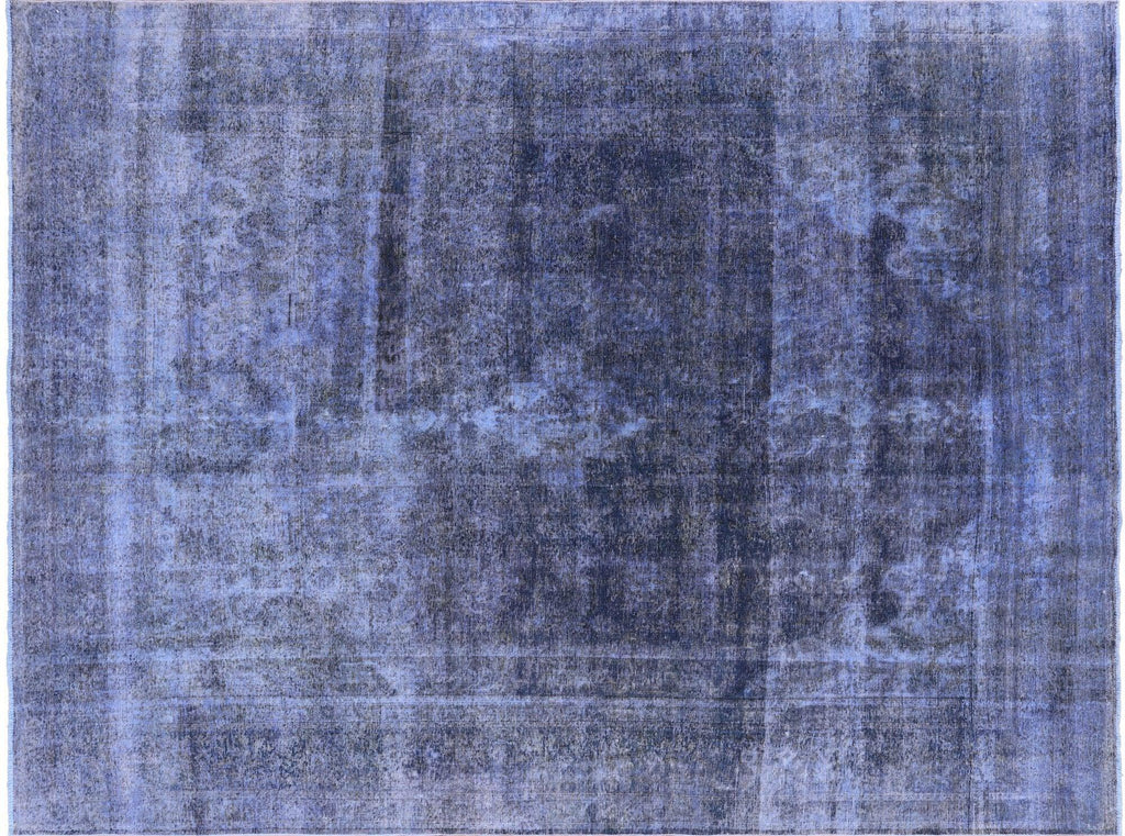 Overdyed Hand Knotted Wool Area Rug - Manhattan Rugs