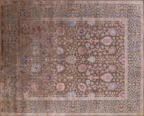Persian Wool & Silk Hand Knotted Rug - Manhattan Rugs