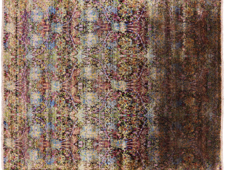 Silk Persian Hand Knotted Area Rug - Manhattan Rugs