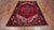 Red 6' 7" X 9' 7" Vintage Persian Heriz Serapi Handmade Wool Rug - Q25104