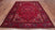 Red 8' 4" X 10' 4" Vintage Persian Heriz Serapi Handmade Wool Rug - Q25168
