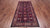 Navy Blue 4' 5" X 9' 2" Runner Vintage Persian Hand Knotted Wool Rug - Q25106