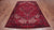 Red 6' 10" X 10' 1" Vintage Persian Heriz Serapi Handmade Wool Rug - Q25186