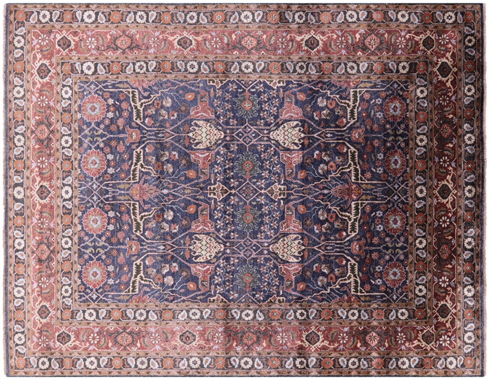 Persian Serapi Handmade Silk Area Rug 8' 0